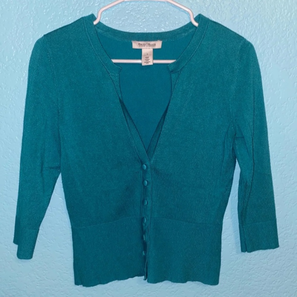 Teal Cardigan